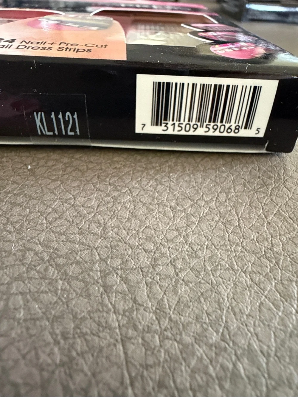 imPRESS Pink Multicolor Stripe Press-On Manicure Kit